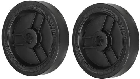 MagiDeal 2x Ruote del compressore d'aria Ricambio universale resistente all'usura Sostituzione pratica per una facile mobilità, 5 Inch 16 Holes