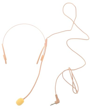 UPKOCH Kinder Headset Mikrofon für Gesang und Rollenspiel, Bühne | Leichtes Kunststoff Metall Design mit Schaumstoff, Klarer Klang, Tragbar für Kindergarten und Events