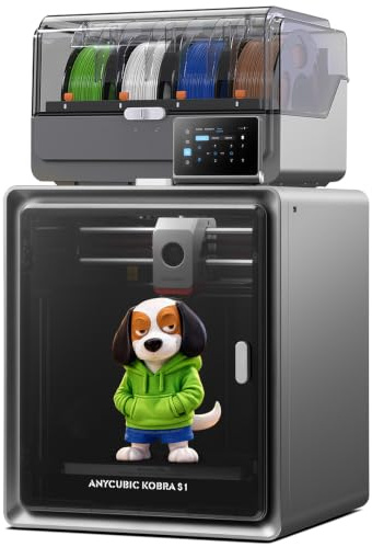 Anycubic Kobra S1 ACE 2 Pro Combo 3D-Drucker, neu mit automatischer Nivellierung