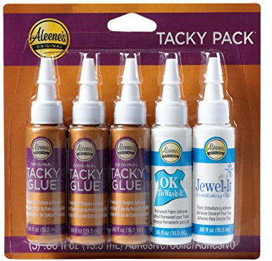 Aleene's Premium Glue Aleene's Tacky Glue Pack Trial 5pcs 19,5ml, Water-Based (Possibly PVA), 5 Pack