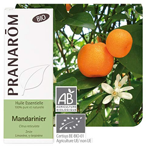 Pranarom - Huile essentielle mandarinier bio - 10 ml huile essentielle citrus reticulata