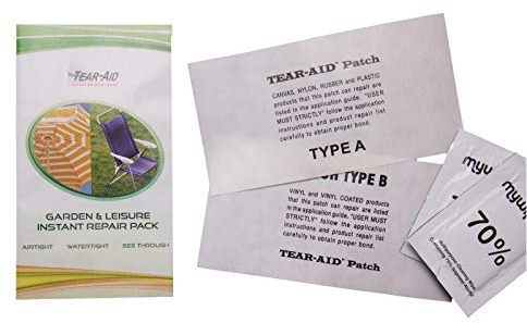 Tear Tape – Garden & Leisure Equipment Aid Reparaturset – Typ A & B – Patches