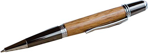Donegal Pens Kugelschreiber Sierra Elegant Silver Handgefertigt aus Holz (Eichenholz)