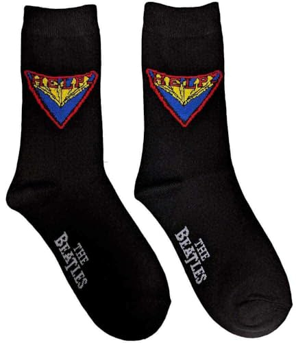 Beatles Help Black Socks Size 7-11: Clothing