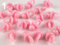 Schnuller/Babyschnuller in vers. Farben & Größen zur wahl - rosa,blau,hellgrau / 20mm oder 45mm (20x Schnuller rosa 20mm)