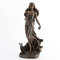 26 cm Ostara – germanische Göttin von Ostern, kaltgegossene Bronze-Statue