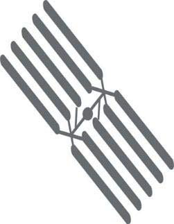 Rolly Toys Scharnierstift schwarz für Mega Trailer