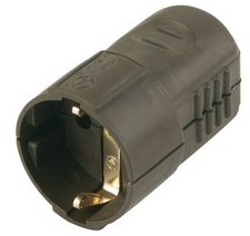 REV RITTER / DÜWI Unterputz Steckdoseplatinung braun