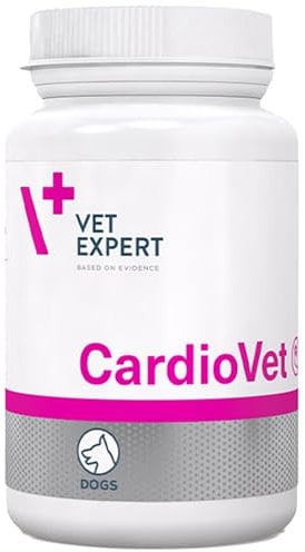Vet Expert CardioVet Heart Health Supplement for Dogs – Supports Cardiovascular Function with L-Carnitine, Taurine, Vitamin E & Selenium – 90 Capsules
