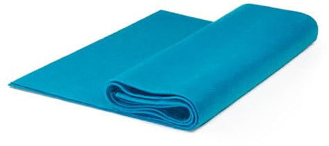 The Felt Store Bastelfilz Meterware 1,6 mm – türkis, 100% weicher Acryl-Filz, farbintensiver und langlebiger als Polyester, ideal zum Nähen & Basteln, Breite 1,8 m, Länge 1 m