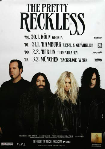 The Pretty Reckless - Going to Hell, Tour 2017 » Konzertplakat/Premium Poster | Live Konzert Veranstaltung | DIN A1 «