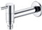 Rubinetto a parete acqua fredda bagno lavabo lavandino vasca da giardino, per rubinetti lavatrice rubinetti, finitura in cromo