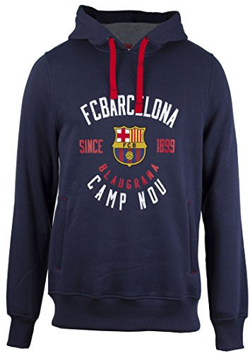F.C. BARCELONA BARÇA Sudadera Cap. RECORD-18 Marino T-S