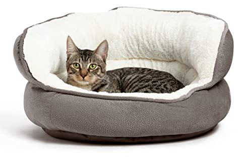 Best Friends by Sheri Throne High Bolster - Letto ortopedico per cani e gatti, colore: grigio