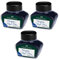 Faber-Castell Tintenglas für Schreibgeräte (3X Königsblau, Tintenfass 62,5 ml)