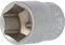 BRILLIANT TOOLS BT021812 3/8 Sechskant-Stecknuss, 18 mm [Powered by KS TOOLS]