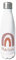 GRAZDesign Trinkflasche Edelstahl 500ml | Motiv Regenbogen | personalisiert Name, Einschulung Geschenk, Thermosflasche Sportflasche Thermo Wasserflasche Kinder/Erwachsene