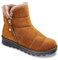 Chums Ladies Wide Fit Faux Suede Thermal Lined Winter Boots Stylish & Warm Women's Boots Brown 6 UK
