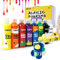 LIGHTWISH Pouring Acrylfarben Set, 8 klassische Farben, 118 ml Flaschen, vorgemischte und hochfließende Acrylfarbe, kein Mischen erforderlich, Wasserbasis