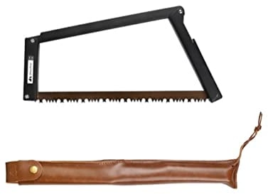 Sega ad arco pieghevole da 33 cm, sega a mano per potatura, seghe a mano rettangolari multifunzionali, per campeggio, sopravvivenza, lavorazione del legno