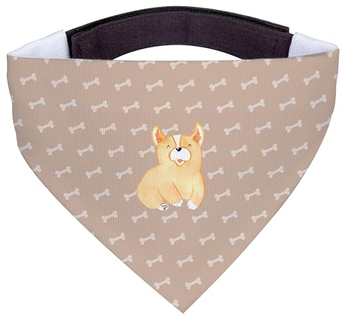 Mr. & Mrs. Panda Hundehalstuch S Corgie - Geschenk, Sprüche, Hundespruch, Motivation, Vierbeiner, kleine Hunde, klein, britisch, Lebensfreude,
