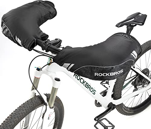 ROCKBROS Lenkerstulpen Lenker Handschuhe für Fahrrad Motorrad Roller Scooter Winddicht Warm