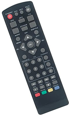 6222-10 Telecomando di ricambio - VINABTY - Compatibile con UNITED LCD TV 6222-10 Telecomando 622210