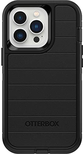 OtterBox Defender Series Robuste Schutzhülle für iPhone 13 Pro (nicht 13/13 Mini/13 Pro Max), keine Einzelhandelsverpackung, mit mikrobieller Verteidigung, Schwarz