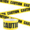 Caution Tape, 25 m Kleber, gelbes Warnband, Barrikade-Sicherheitsbänder mit kräftigem, schwarzem Schrifttext, maximale Lesbarkeit für Halloween-Dekorationen, Arbeitsplatz, Gefahrenbereiche