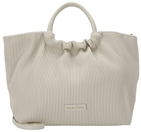 Valentino River Re Shopping Bag Cream White