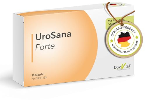 DocVital® D Mannose Cranberry Kapseln akut - unterstützend bei Blasenentzündung - UroSana mit 2000mg D Mannose pro Tagesdosis - deutsches Qualitätsprodukt - 30 Kapseln