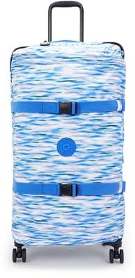 Kipling Spontanes großes Rollgepäck für Damen, Verdünntes Blau, 16.25''L x 30.75''H x 11''D, Spontanes großes Rollgepäck für Damen
