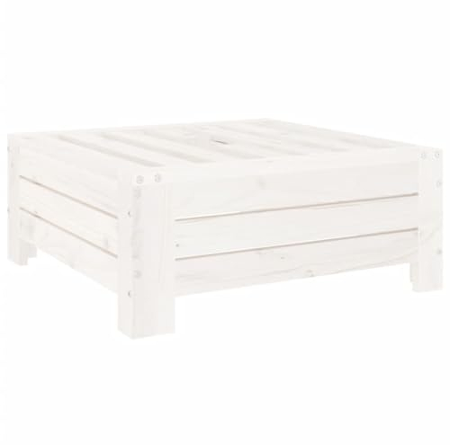 vidaXL Cubierta para Base de sombrilla Madera Maciza de Pino Blanco