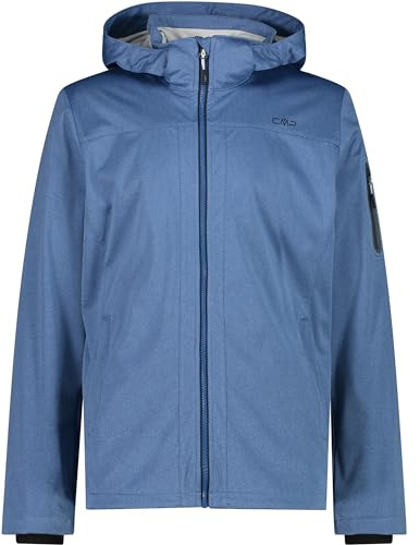 CMP Herren Light Softshell Melange Jacke, b.blue mel-lime, XXL