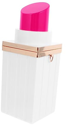 GLSTOY 1pezzi Borsa Tracolla Piccola Forma Di Rossetto Per Occasioni Speciali Elegante e Pratica Per Donne Perfetta Per Cosmetici e Accessori