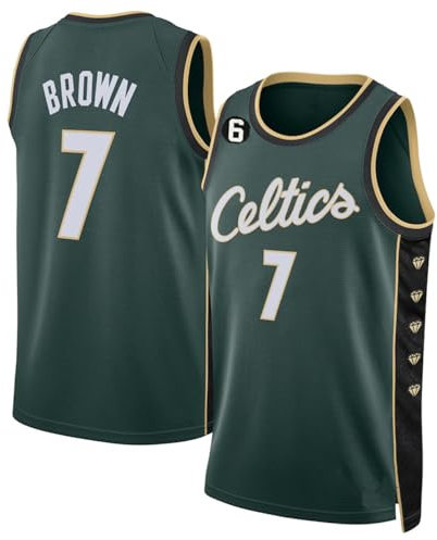 CLZWFZ Adult 0#7#33#77#Basketball Jersey Unisex Ärmellose Basketball Tank Top Sport Futter T-Shirt Tank Top,7# Green,M