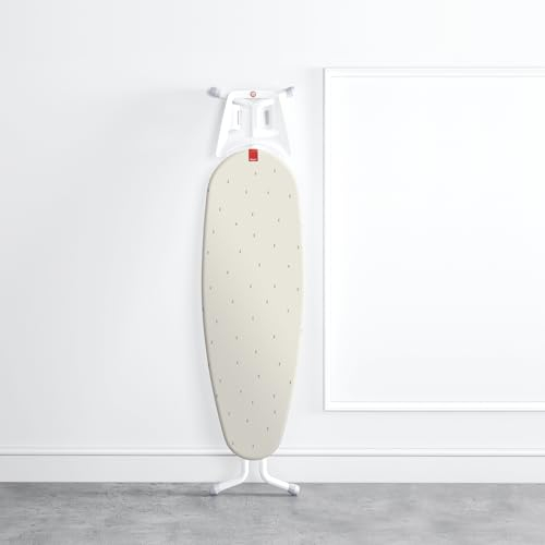 Rayen | Fodera universale per asse da stiro | Fodera da stiro elastica | 4 strati: 100% Tela di cotone | Titanio | Imbottitura in schiuma | Dimensioni: 127 x 51 cm | Stampaggio