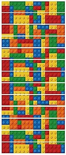 Stair Stickers Self-Adhesive 13 Piece Various Books Home Decor DIY Living Room Spring Home Renovation Plan Decoration Tile Paint Stick On Tiles,Red and Yellow Toys