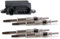 BESTPRICE 4x Glühkerze Stabglühkerze inkl. Glühzeitsteuergerät Kompatibel mit BMW 1er (E87), 3er (E46, E90, E91), 5er (E60), 5er Touring (E61), X3 (E83)