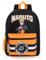 Naruto Shippuden Jungen Rucksack | Schwarzer und Oranger Rucksack mit Verstellbaren Trägern | Praktisches und Organisiertes Gepäck von Uzumaki Hokage für Kinder | Anime Serie Merchandise Geschenk