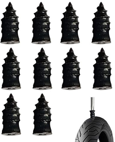 Clavos de goma para reparación de neumáticos - Tornillos para neumáticos para reparación de pinchazos, tapones | Tornillos para clavos de reparación portátiles, herramientas de reparación rápida de pi