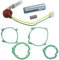 Pulchra Glühkerzen-Dieselheizungs-Set, 12 V, 2 kW, Luft, Diesel, Standheizung, Reparatur-Set mit Stiftglühkerze + 2 Dichtungen + Filter, 12 V Keramik-Glühkerzen-Reparatur-Set für Eberspacher D2, D4,