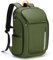 Ponhog Mens Backpack - 30L Large Capacity Laptop Rucksack for Men, 17.3 Inch Anti-Theft Business Bag with USB Port & Multiple Pockets, Durable 900D Nylon for Work/Travel/College, Green