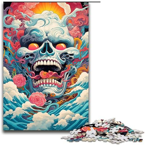 Puzzle für Erwachsene 1000 Teile Seeungeheuer Puzzle Spiele Spielzeug Geschenk geeignet als Schreibtischdekoration 75 x 50 cm