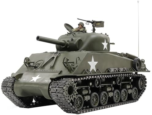 TAMIYA 56048 1:16 RC US M4 Sherman 105mm How. MSS - Panzer Bausatz, RC Modellbau, Ferngesteuertes Modell