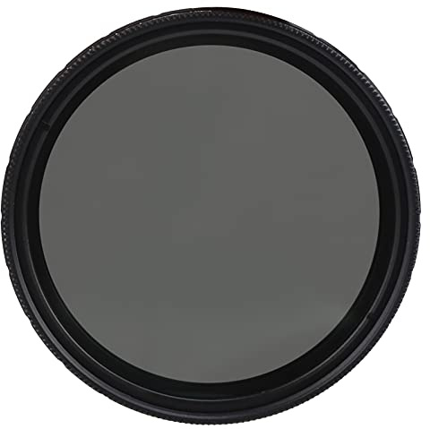 Joyance ND2-ND400 Graufilter, variabel einstellbarer schlanker Neutraldichtefilter für SLR-Kamera, 55 mm, verstellbarer ND-Filter für Fotografie, leichtes Design