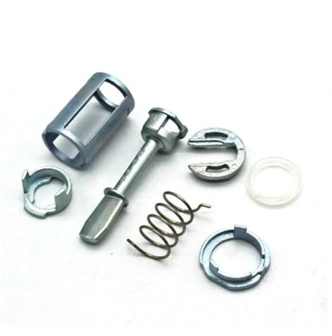 CMJAHU Fit For VW PASSAT LUPO SEAT LEON TOLEDO AROSA Front Right Left TAKPART Door Lock Cylinder Barrel Repair Kit 7Pcs Set
