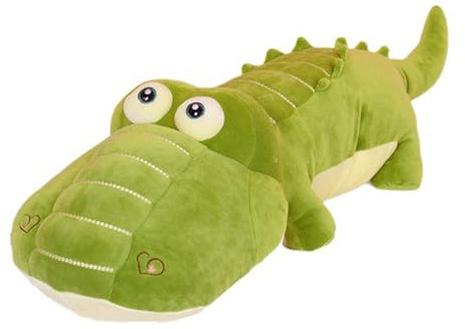 Xiyocadt Krokodil Kuscheltier, Groß Krokodil Stofftier, Riesen Kuscheltier, Krokodilkissen Plüschtier, Plüschtiere Kinder, für Junge Mädchen Geschenk (60 cm)