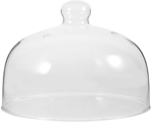 RUNROTOO Tapa protectora de cristal de 18 cm para microondas, apta para platos, platos y tazas, recalentamiento uniforme de alimentos cocina