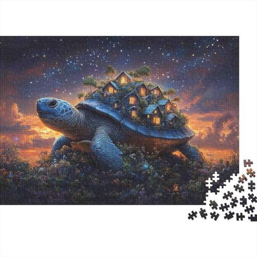 Turtle Fantasy Night 1000 Piece Jigsaw Puzzle Paper Adult